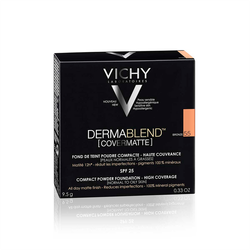 Vichy Maquillaje Compacto Dermablend Polvo Covermatte 55 Bronze 9.5g