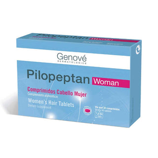 Complemento alimenticio formulado especí­ficamente para la caí­da del cabello en la mujer en casos de carencias nutricionales, posparto*, estrés u otros.