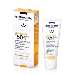 Isispharma Solar Uveblock 50fps Crema Mineral con Color 40ml