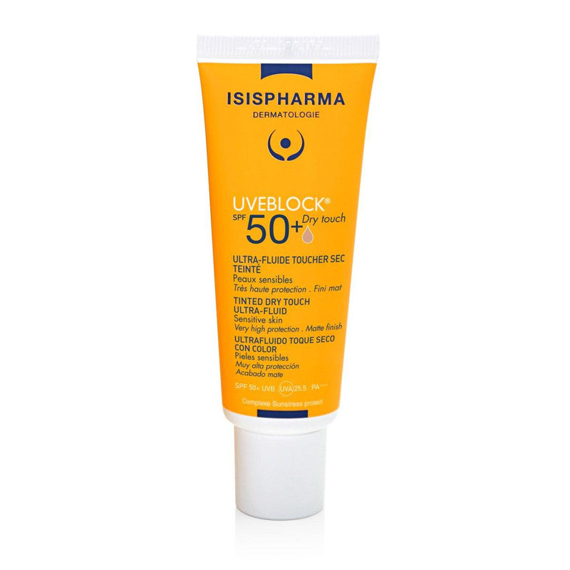 Isispharma Solar Uveblock 50spf Toque Seco Blanco 40ml