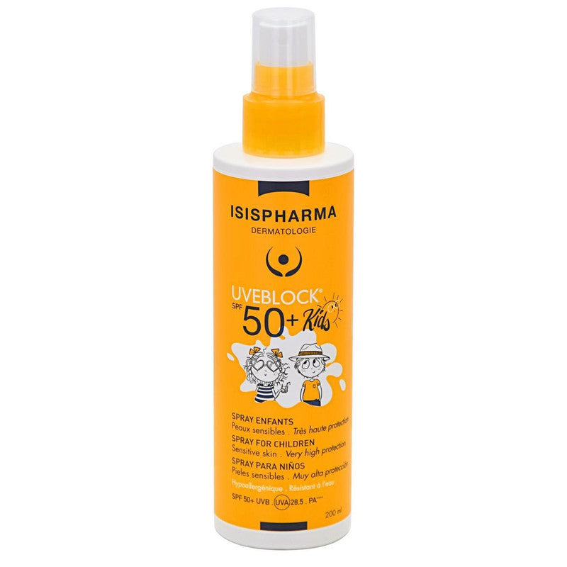 Isispharma Solar Uveblock 50spf Spray para niños 200ml