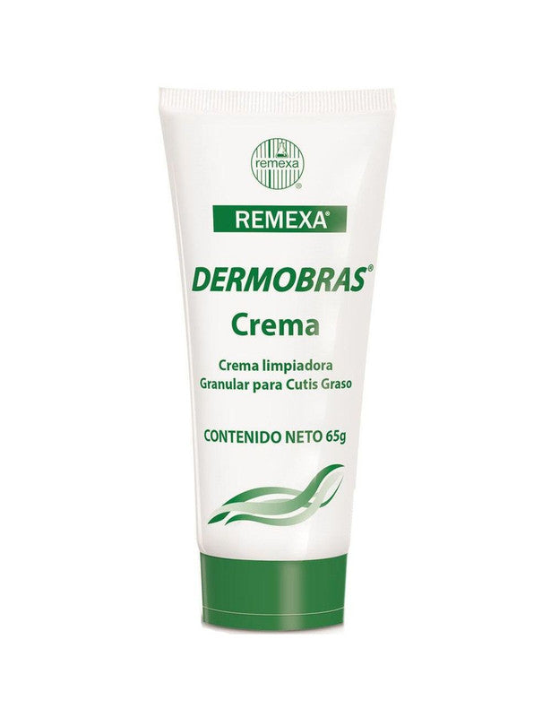 Limpiador granular abrasivo y agentes limpiadores especiales para disolver los tapones de sebum, permitiendo que drene correctamente la glándula sebácea. Contiene además un efecto antiséptico que contribuye a prevenir infecciones secundarias haciendo de Dermobras un efectivo limpiador antiacné.